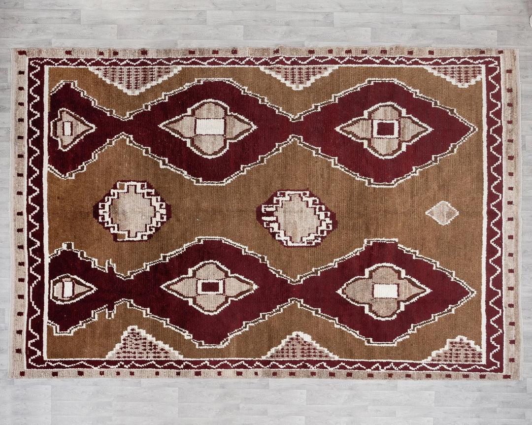 Multicolor Turkish Oushak Rug 9' 8" x 12' 5" Hand-Knotted | No. VR50510