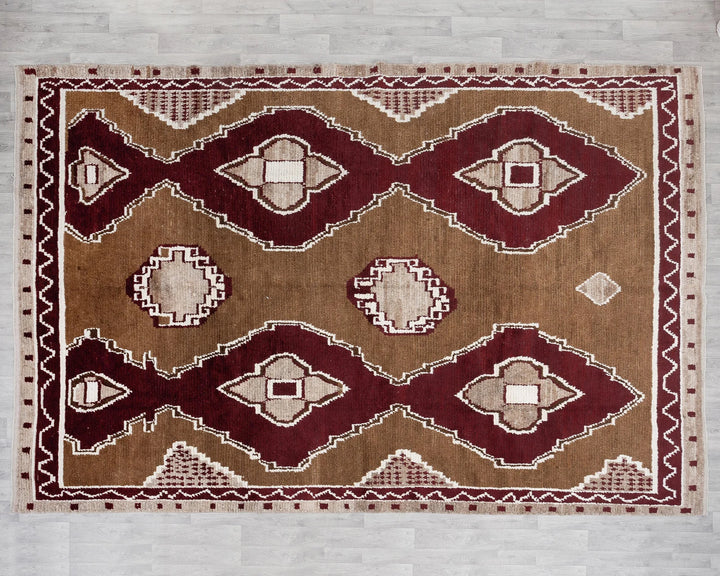 Multicolor Turkish Oushak Rug 9' 8" x 12' 5" Hand-Knotted | No. VR50510