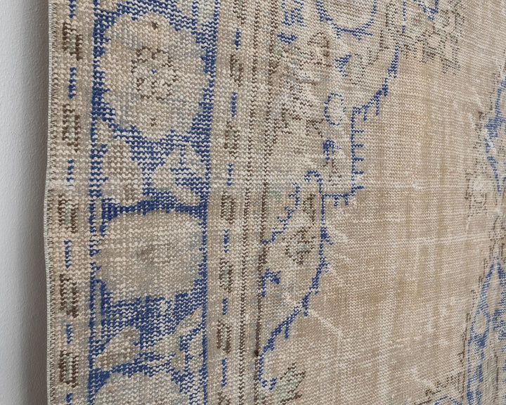Multicolor Turkish Oushak Rug 6'5" x 9'10" Hand-Knotted | No. VR50516