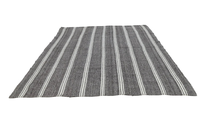 Gray Kilim Rug 8' 4" x 10' 10" | No. VR50597