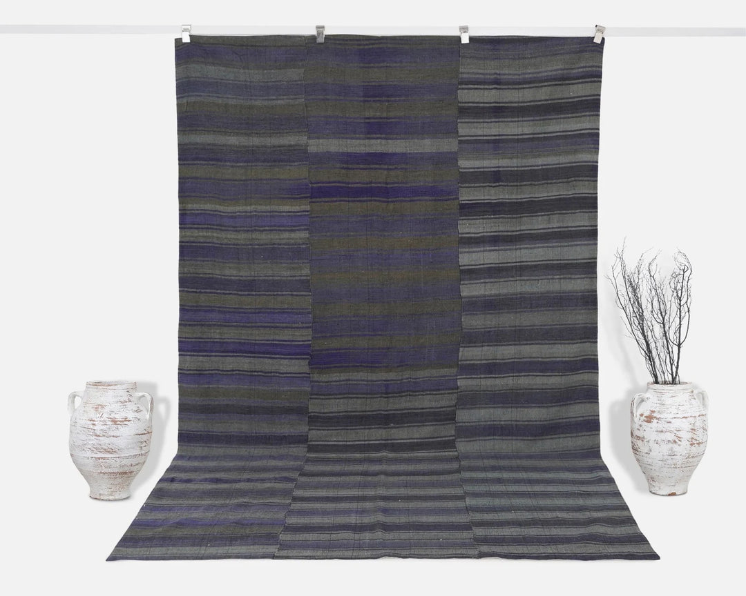 Multicolor Turkish Kilim Rug 6' 2" x 10' 1" Flat-Weave | No. VR50654