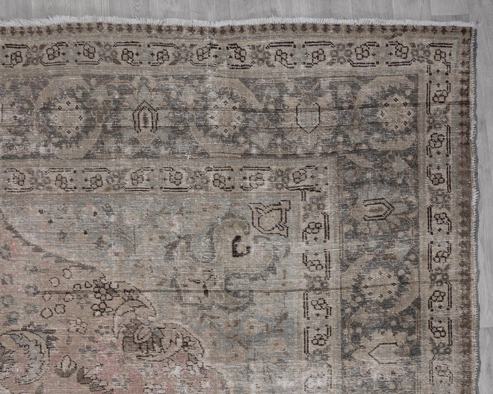 Multicolor Turkish Oushak Rug 9' 6" x 12' 10" Hand-Knotted | No. VR50670