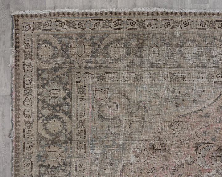Multicolor Turkish Oushak Rug 9' 6" x 12' 10" Hand-Knotted | No. VR50670