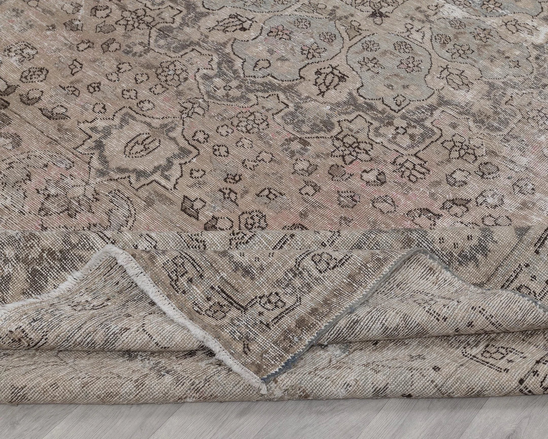 Multicolor Turkish Oushak Rug 9' 6" x 12' 10" Hand-Knotted | No. VR50670