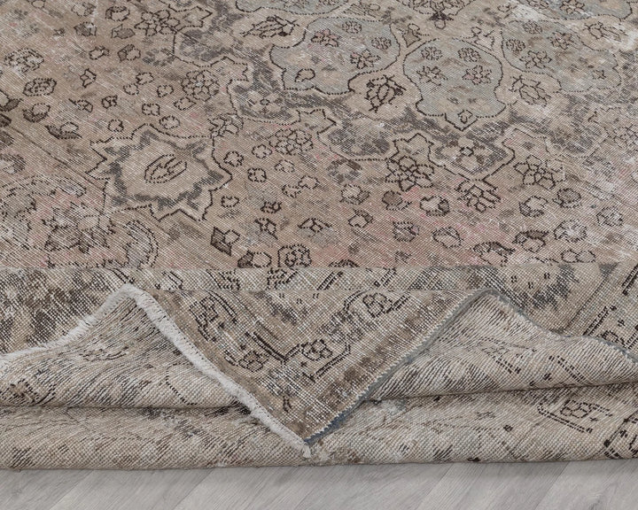 Multicolor Turkish Oushak Rug 9' 6" x 12' 10" Hand-Knotted | No. VR50670