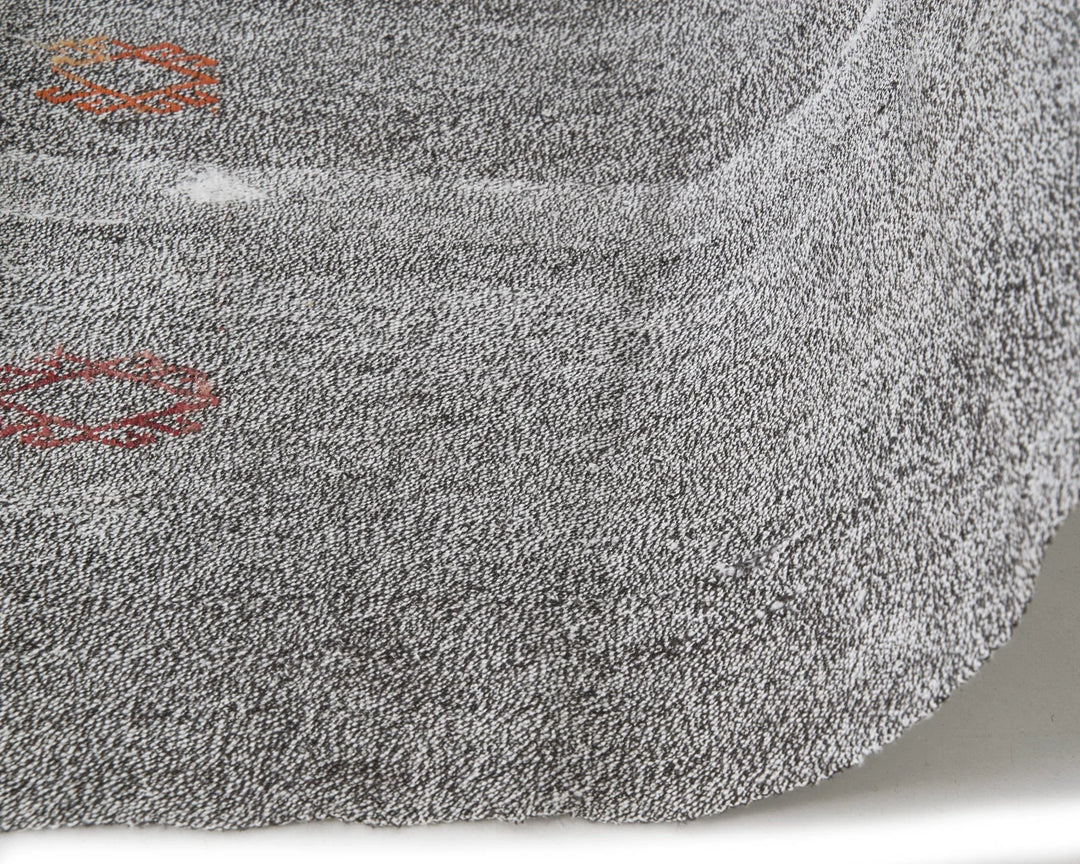 Gray Turkish Kilim Rug 2'7" x 15'7" Flat-Weave | No. VR50681