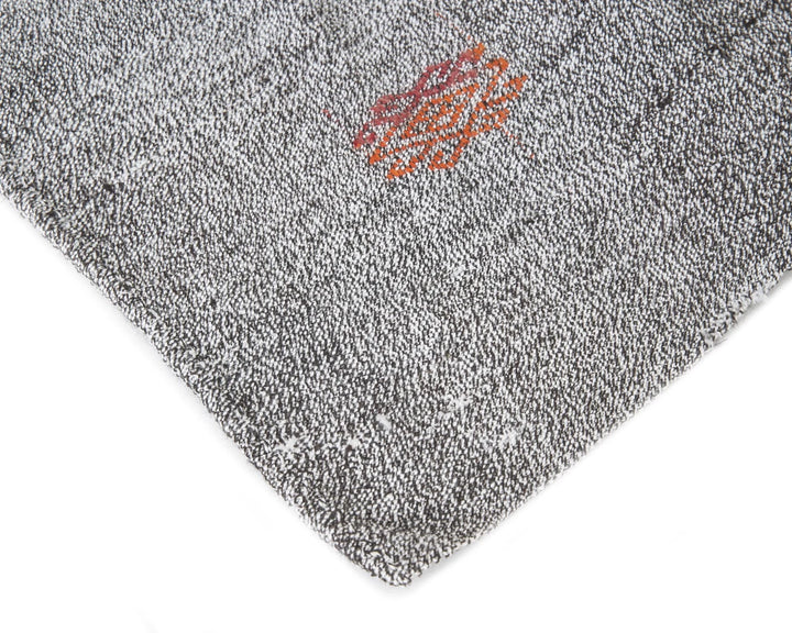 Gray Turkish Kilim Rug 2'7" x 15'7" Flat-Weave | No. VR50681