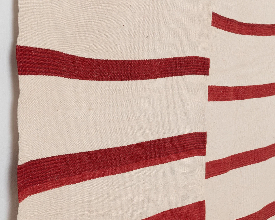 Red Turkish Kilim Rug 10' 4" x 13' 1" Flat-Weave | No. VR50704