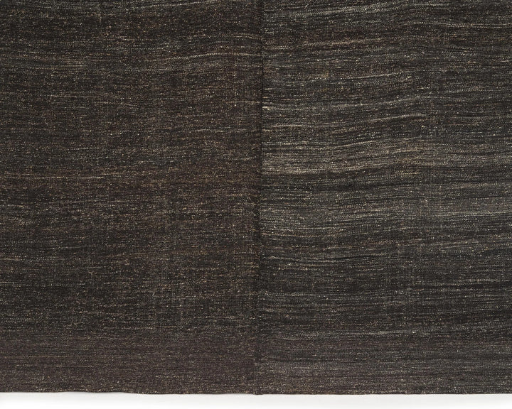 Brown Turkish Kilim Rug 7' 7" x 8' 6" Flat-Weave | No. VR50716