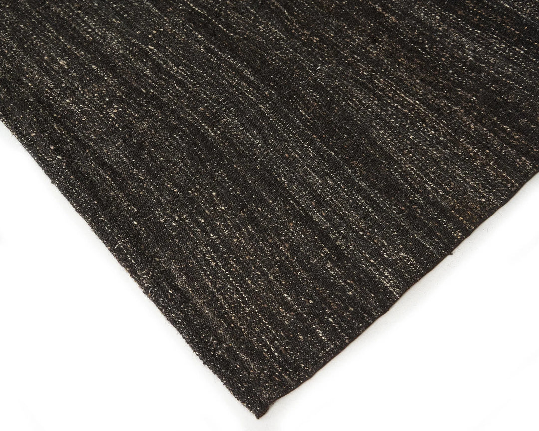 Brown Turkish Kilim Rug 7' 7" x 8' 6" Flat-Weave | No. VR50716