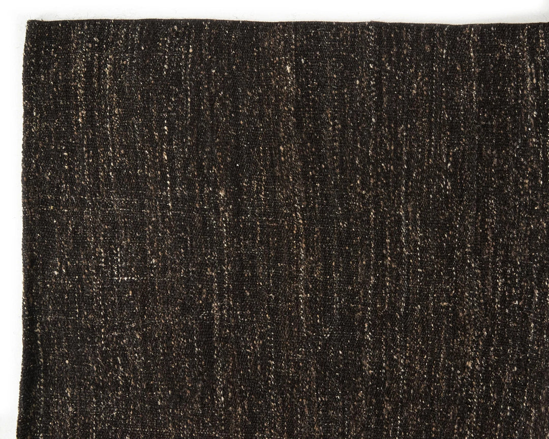 Brown Turkish Kilim Rug 7' 7" x 8' 6" Flat-Weave | No. VR50716