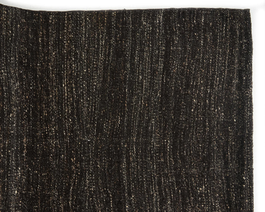 Brown Turkish Kilim Rug 7' 7" x 8' 6" Flat-Weave | No. VR50716