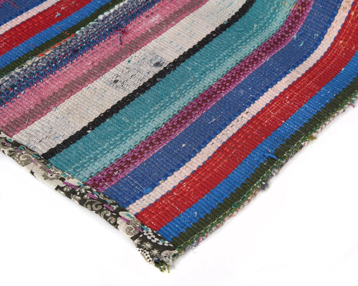 Multicolor Turkish Kilim Rug 6'1" x 7'8" Flat-Weave | No. VR50838