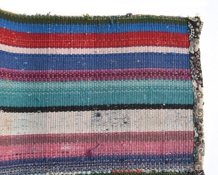 Multicolor Turkish Kilim Rug 6'1" x 7'8" Flat-Weave | No. VR50838