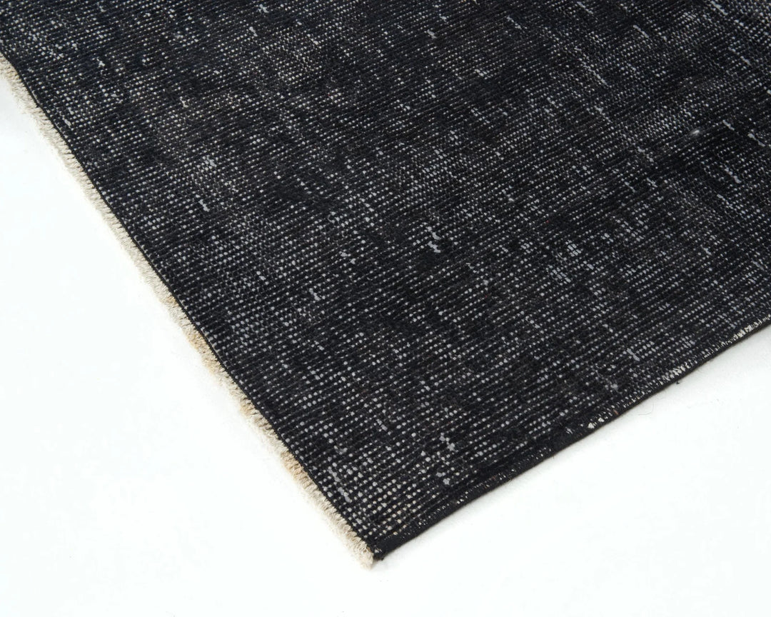 Black Oushak Rug 4' 8" x 8' 5" | No. VR50936