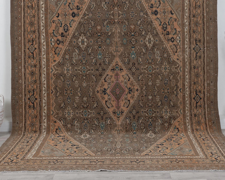 Multicolor Turkish Oushak Rug 7' 10" x 10' 2" Hand-Knotted | No. VR51147