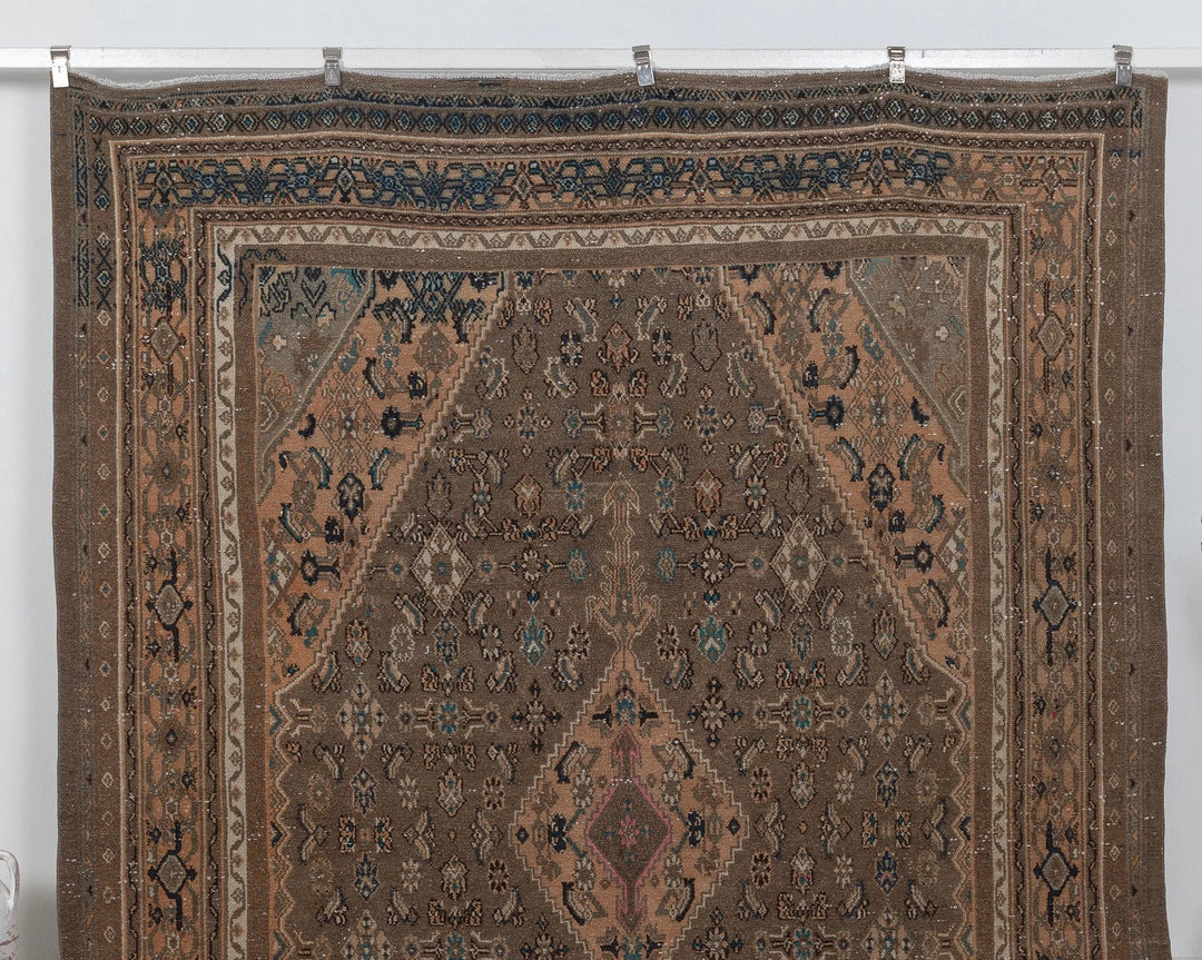 Multicolor Turkish Oushak Rug 7' 10" x 10' 2" Hand-Knotted | No. VR51147