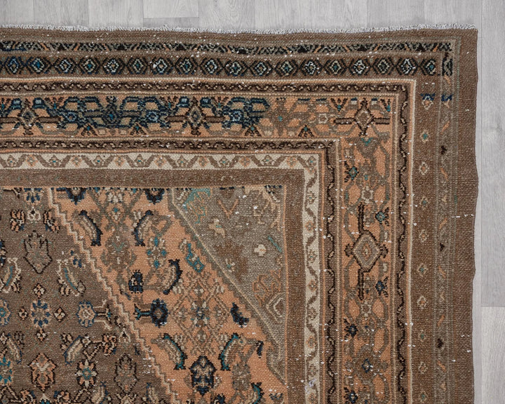 Multicolor Turkish Oushak Rug 7' 10" x 10' 2" Hand-Knotted | No. VR51147