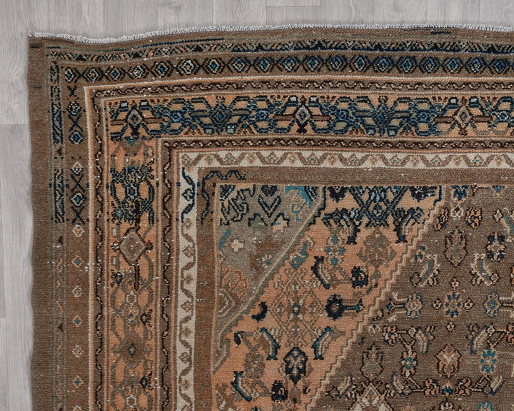 Multicolor Turkish Oushak Rug 7' 10" x 10' 2" Hand-Knotted | No. VR51147