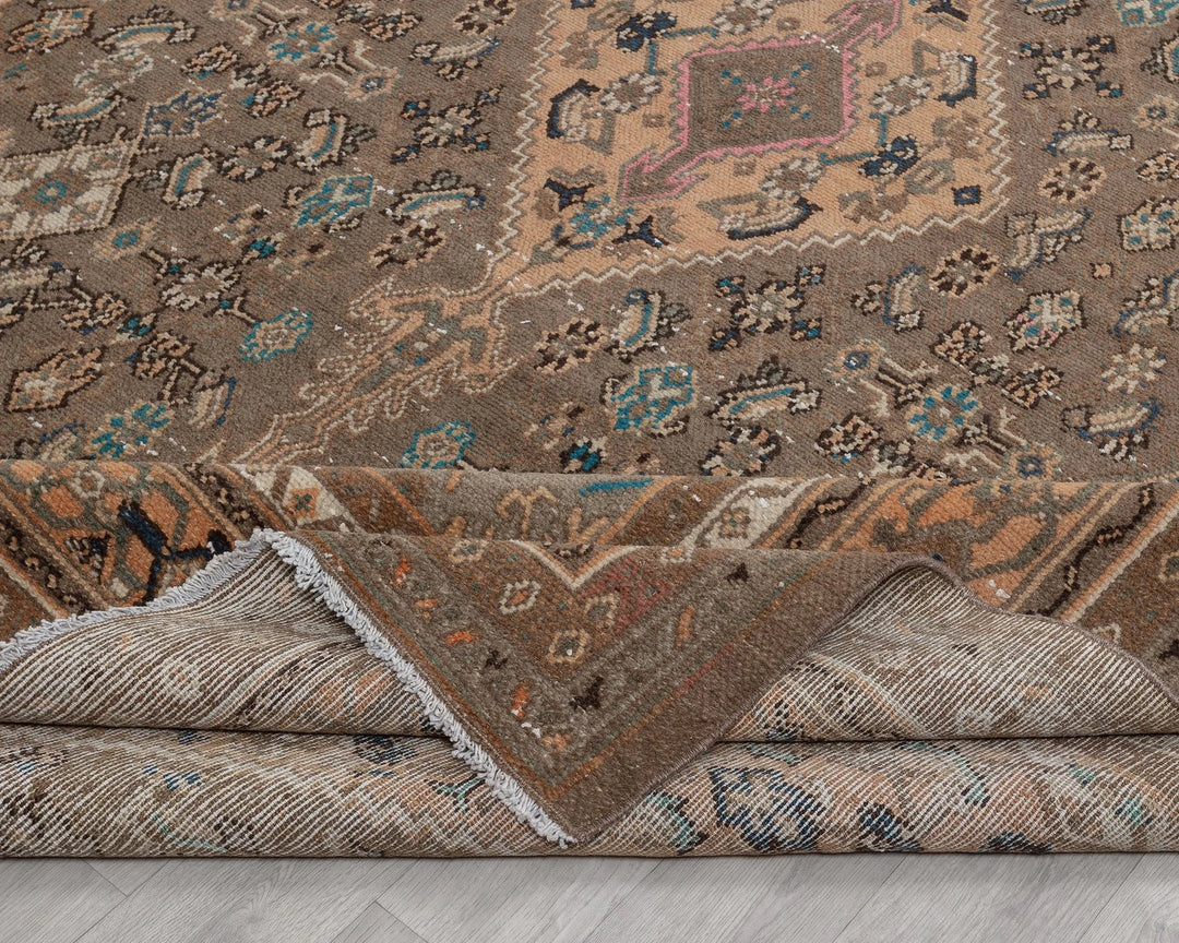 Multicolor Turkish Oushak Rug 7' 10" x 10' 2" Hand-Knotted | No. VR51147