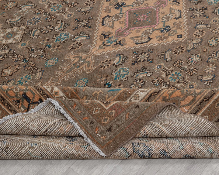 Multicolor Turkish Oushak Rug 7' 10" x 10' 2" Hand-Knotted | No. VR51147