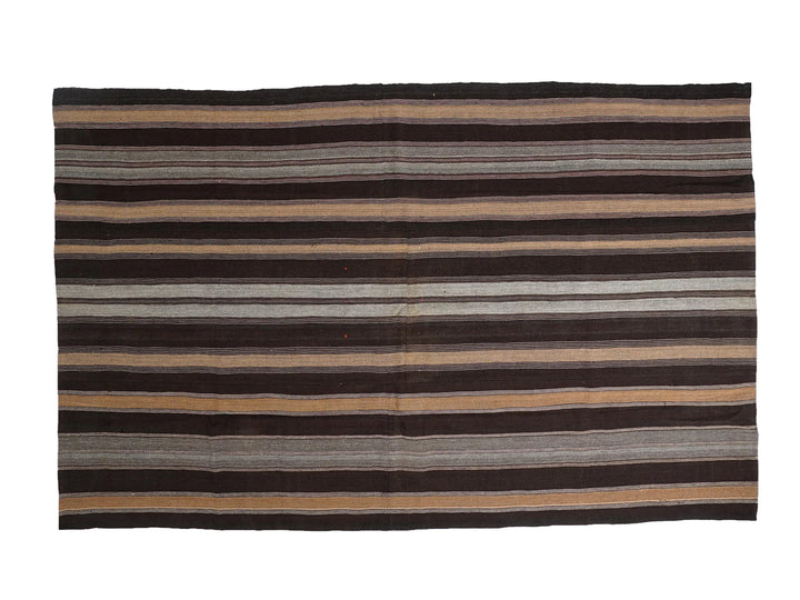Multicolor Turkish Kilim Rug 7' 2" x 11' 8" Flat-Weave | No. VR51221