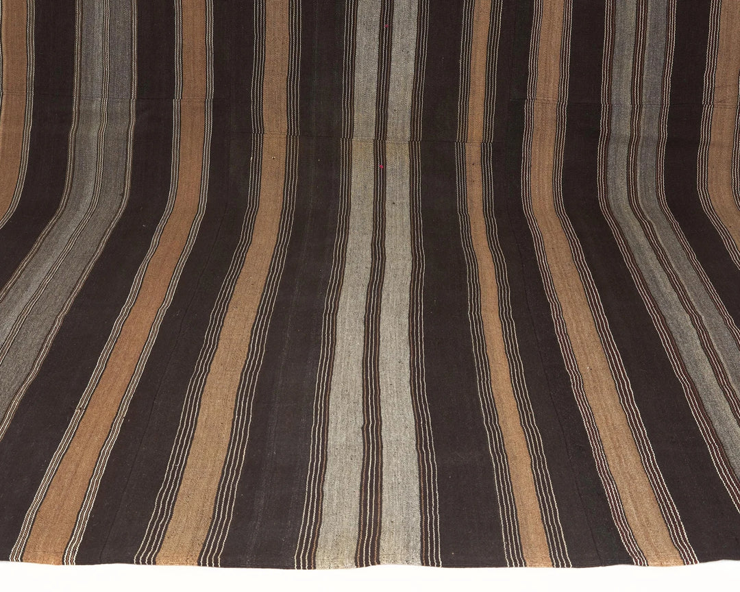 Multicolor Turkish Kilim Rug 7' 2" x 11' 8" Flat-Weave | No. VR51221
