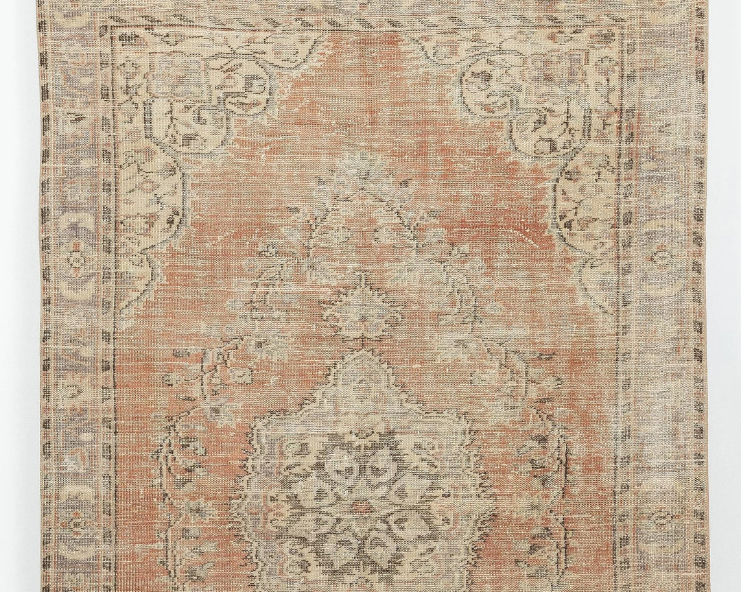 Multicolor Turkish Oushak Rug 5'8" x 9'4" Hand-Knotted | No. VR51248