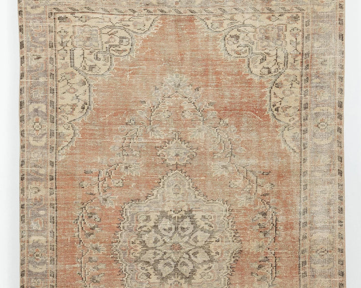 Multicolor Turkish Oushak Rug 5'8" x 9'4" Hand-Knotted | No. VR51248