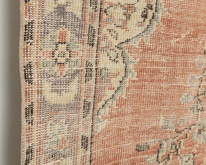 Multicolor Turkish Oushak Rug 5'8" x 9'4" Hand-Knotted | No. VR51248