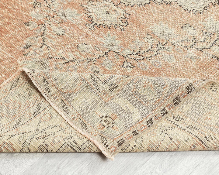 Multicolor Turkish Oushak Rug 5'8" x 9'4" Hand-Knotted | No. VR51248