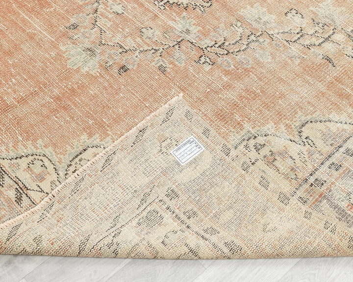 Multicolor Turkish Oushak Rug 5'8" x 9'4" Hand-Knotted | No. VR51248