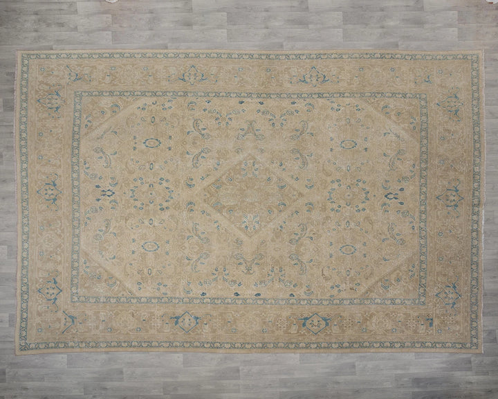 Multicolor Turkish Oushak Rug 9' 3" x 13' 2" Hand-Knotted view 9