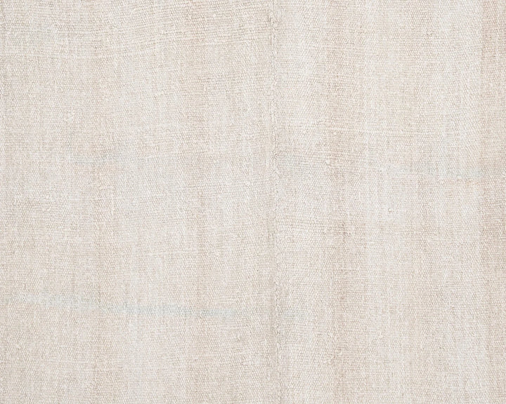 White Turkish Kilim Rug 9' 2" x 4' 9" Flat-Weave | No. VR51520