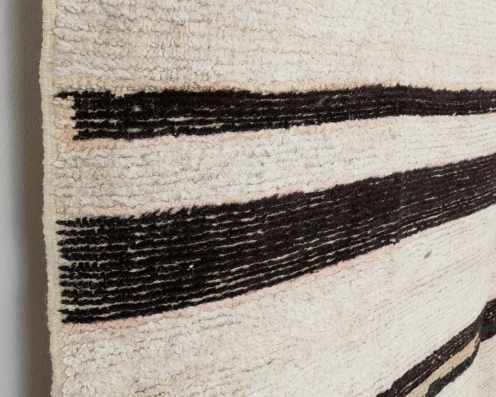 Black Turkish Vintage Rug 8' x 9' 10" Hand-Knotted | No. VR51522