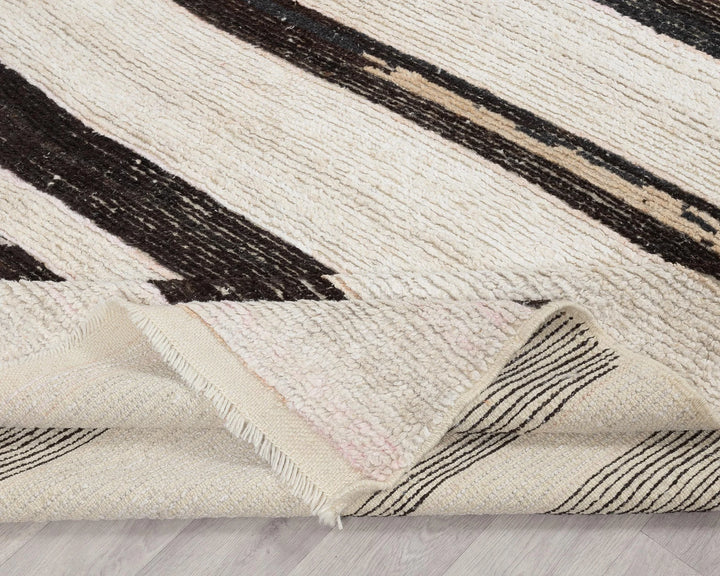 Black Turkish Vintage Rug 8' x 9' 10" Hand-Knotted | No. VR51522