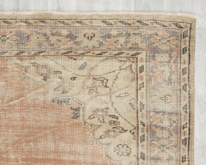 Multicolor Turkish Oushak Rug 5' 5" x 9' 5" Hand-Knotted | No. VR51548