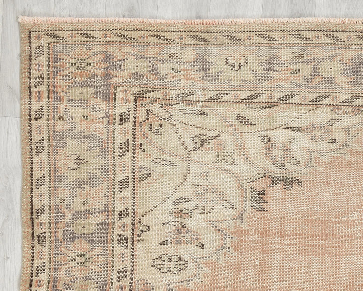 Multicolor Turkish Oushak Rug 5' 5" x 9' 5" Hand-Knotted | No. VR51548
