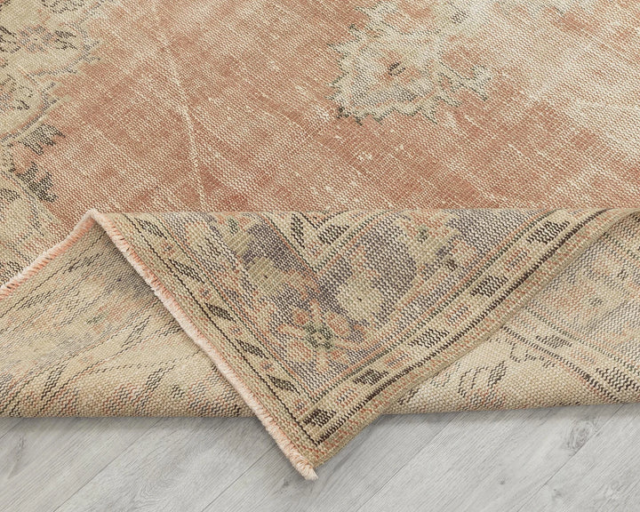 Multicolor Turkish Oushak Rug 5' 5" x 9' 5" Hand-Knotted | No. VR51548