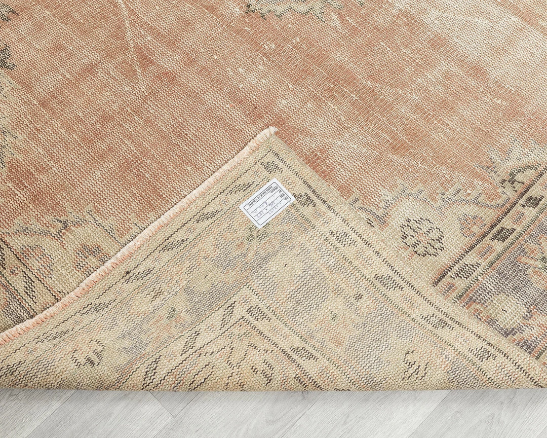 Multicolor Turkish Oushak Rug 5' 5" x 9' 5" Hand-Knotted | No. VR51548