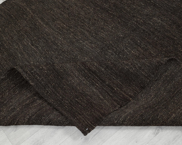 Brown Turkish Kilim Rug 5' 7" x 8' 5" Flat-Weave | No. VR51720