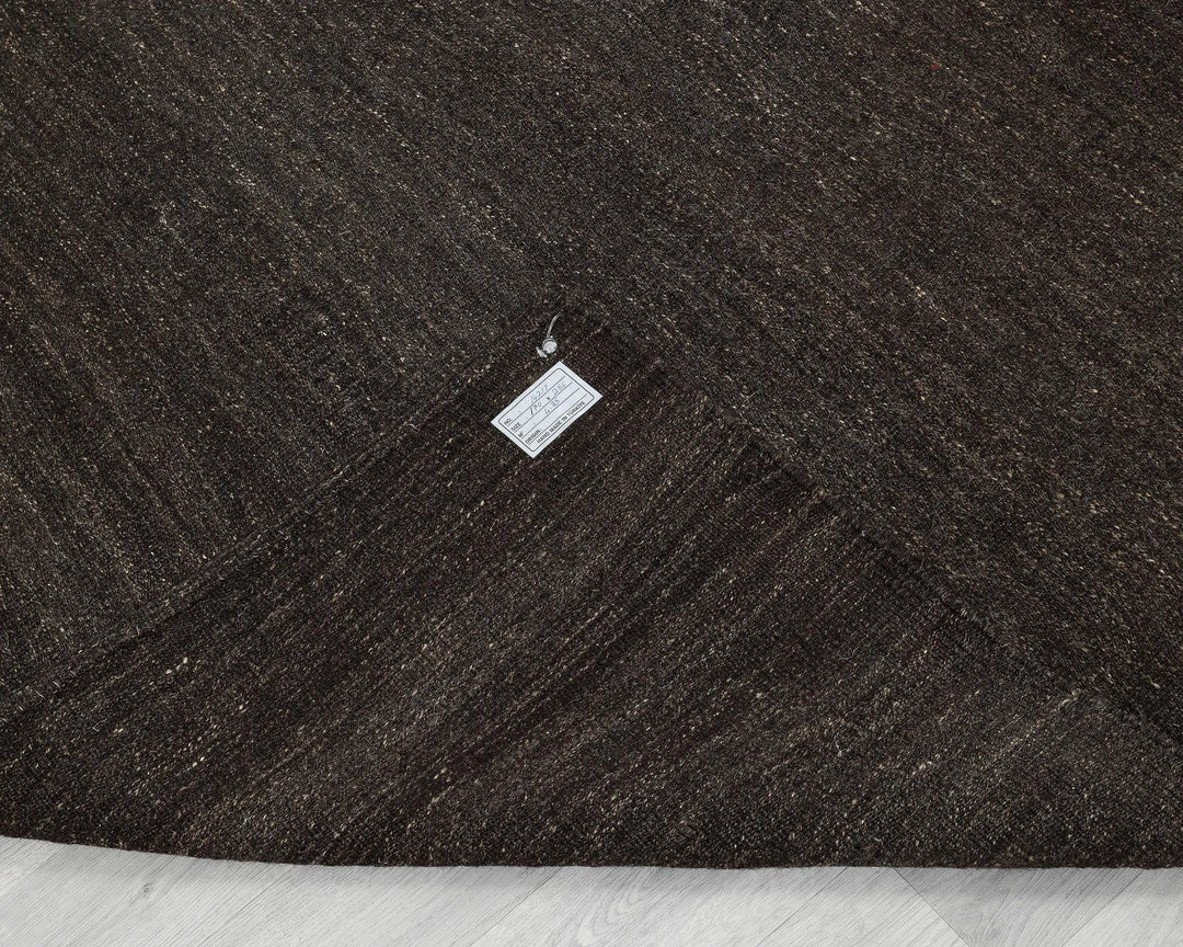 Brown Turkish Kilim Rug 5' 7" x 8' 5" Flat-Weave | No. VR51720