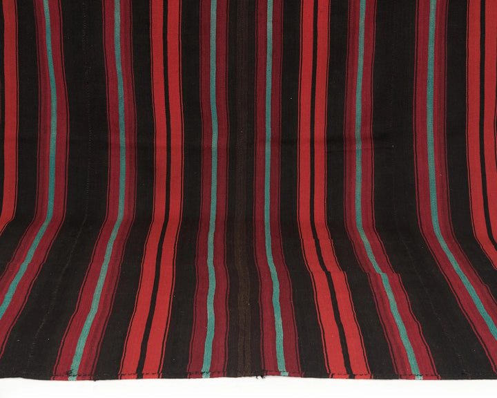 Multicolor Turkish Kilim Rug 11' 2" x 6' 11" Flat-Weave | No. VR51809