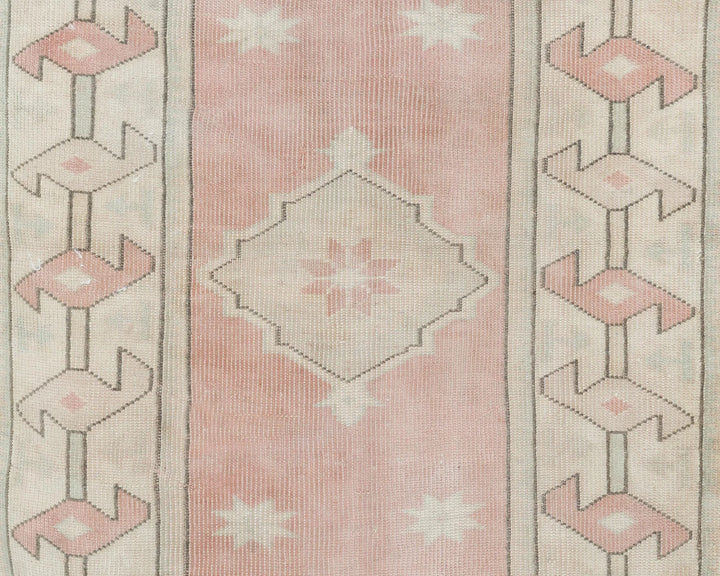 Beige Turkish Oushak Rug 2'7" x 6'2" Hand-Knotted | No. VR51816