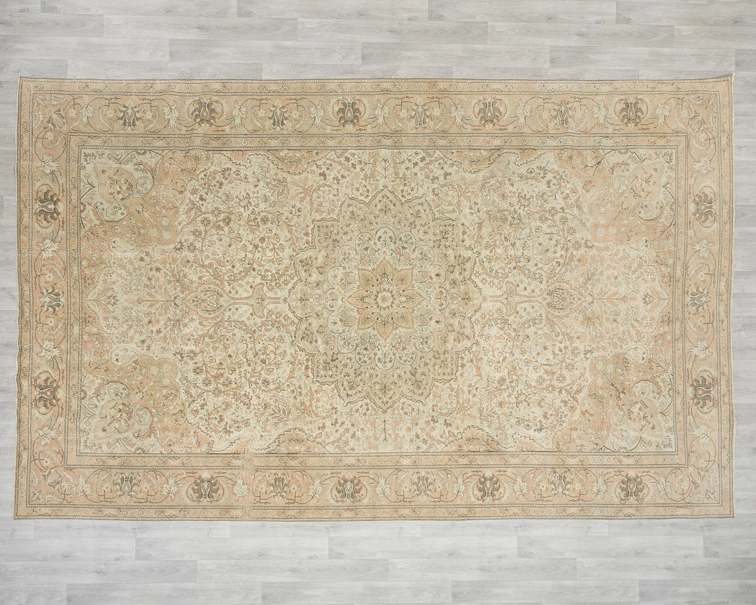 Multicolor Turkish Oushak Rug 8' x 12' 5" Hand-Knotted | No. VR51928