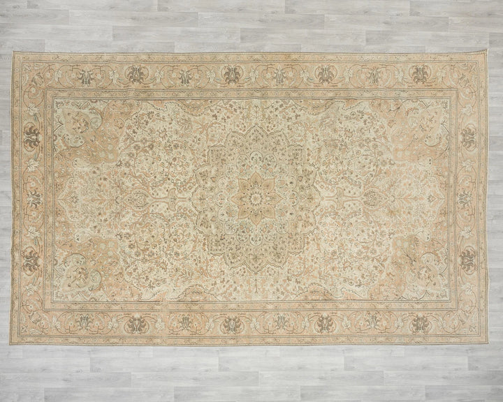 Multicolor Turkish Oushak Rug 8' x 12' 5" Hand-Knotted | No. VR51928