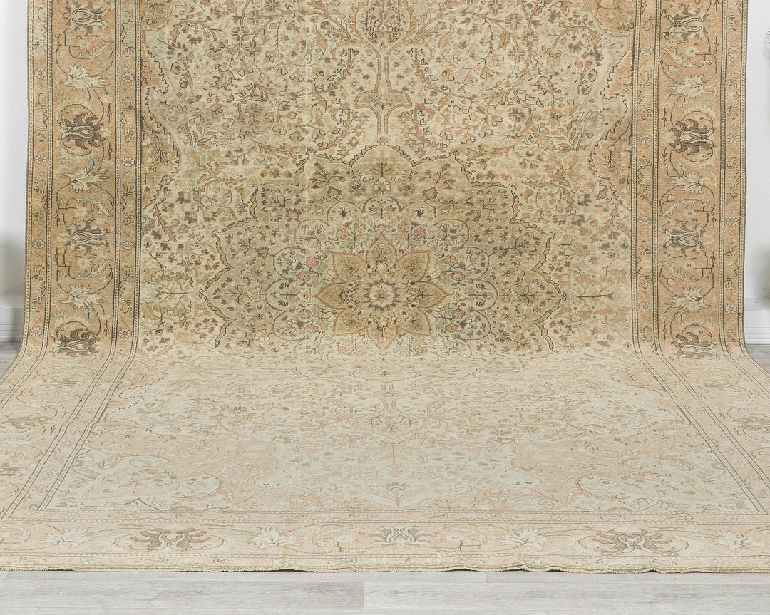 Multicolor Turkish Oushak Rug 8' x 12' 5" Hand-Knotted | No. VR51928