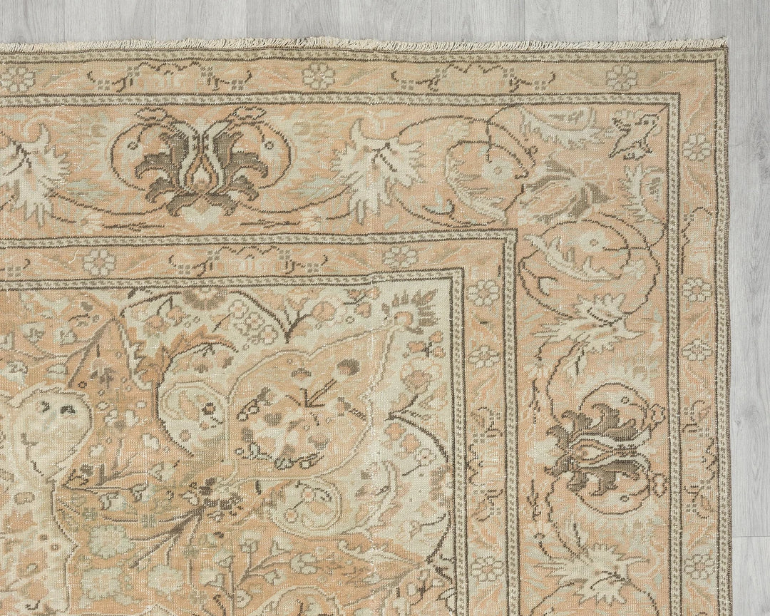 Multicolor Turkish Oushak Rug 8' x 12' 5" Hand-Knotted | No. VR51928
