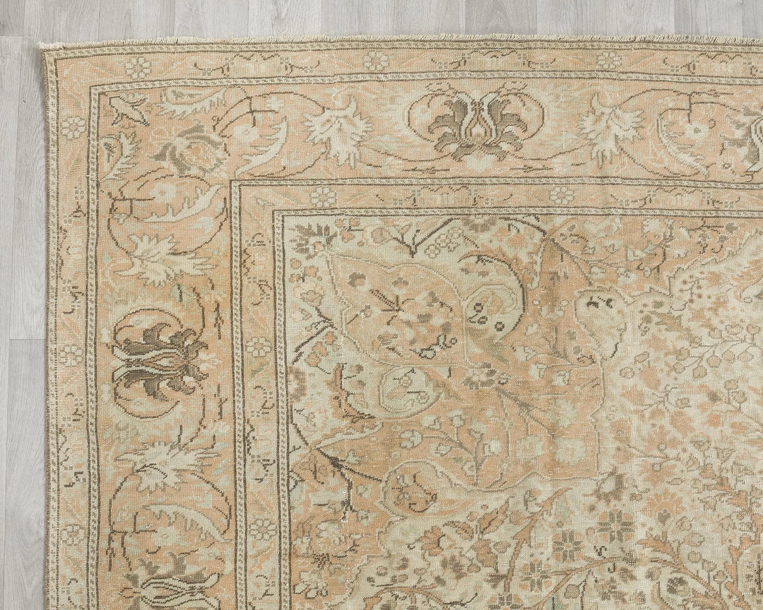 Multicolor Turkish Oushak Rug 8' x 12' 5" Hand-Knotted | No. VR51928