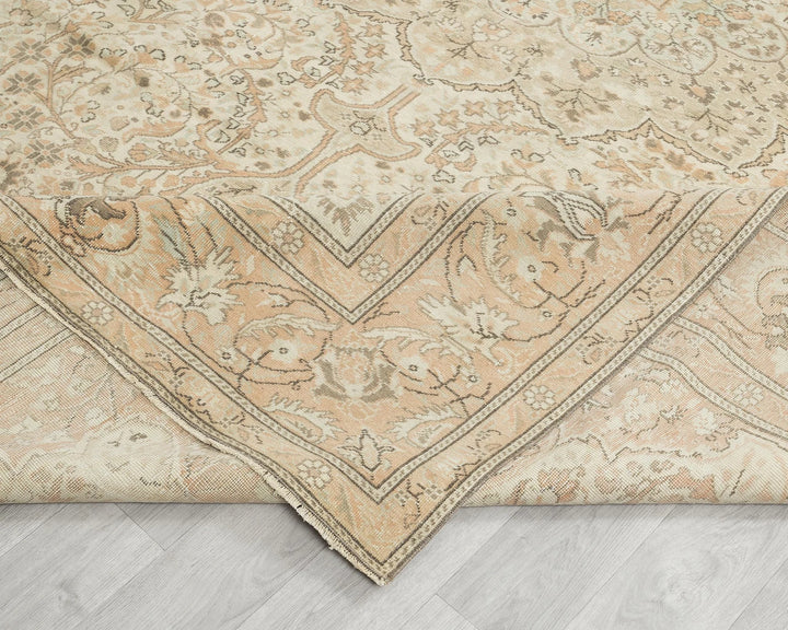 Multicolor Turkish Oushak Rug 8' x 12' 5" Hand-Knotted | No. VR51928